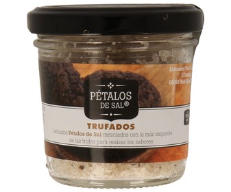 Sal con trufas en pétalos FOSSIL RIVER 60 g. Sal con trufas en pétalos FOSSIL RIVER 60 g.