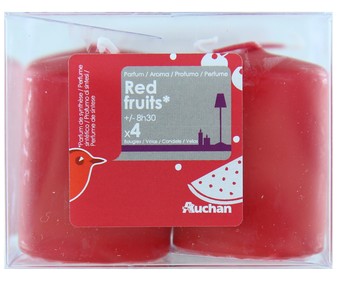 Vela perfumadas cilíndricas 4 unidades Vela perfumadas cilíndricas 4 unidades