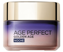 Crema de noche efecto frio re-estimulante, para pieles maduras y apagadas L´ORÉAL Age perfect golden age 50 ml.