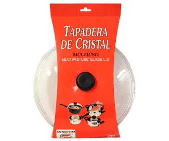Tapa de cristal 28 centímetros Tapa de cristal 28 centímetros
