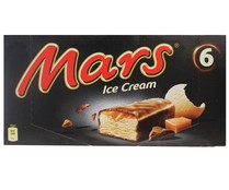 Snack cremoso de caramelo recubierto de chocolate MENORQUINA Mars 6 x 60 ml.