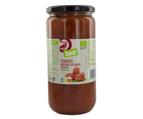 Tomate entero pelado al natural ALCAMPO ECOLÓGICO tarro de 400 g.