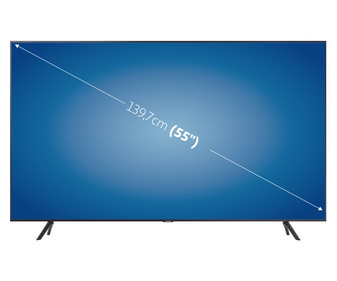 Televisión 139,7 cm (55") LED SAMSUNG UE55AU7025KXXC 4K, HDR 10+, SMART TV, WIFI, TDT T2, USB reproductor y grabador, 2HDMI, 2000HZ.