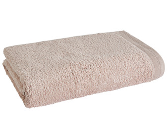Toalla de ducha 100% algodón color beige, 360g/m² ACTUEL.