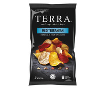 Patatas fritas mediterraneas con hierbas y toque de limón TERRA 110 gr. Patatas fritas mediterraneas con hierbas y toque de limón TERRA 110 gr.