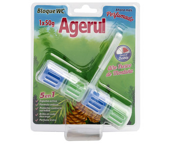 Pastilla WC Aire Fresco de Montaña AGERUL 50 g. Pastilla WC Aire Fresco de Montaña AGERUL 50 g.