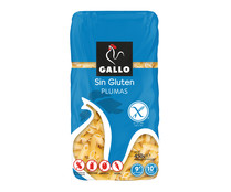 Pasta plumas sin gluten GALLO, 450 g.