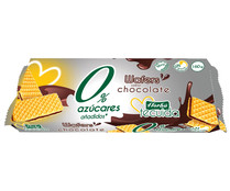 Galletas barquillo con relleno de chocolate sin grasas hidrogenadas FLORBÚ Te cuiida 160g.