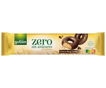 Aros chocolate con leche sin azúcar GULLÓN ZERO 150 g.