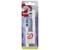 Cabezal de recambio con filamentos suaves, para cepillo de dientes eléctrico PRODUCTO ALCAMPO 2 uds.