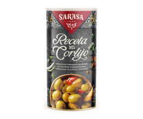 Aceituna verde aliñada receta Cortijo SARASA 150 g.