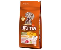 Pienso  para perros adultos a base de buey, arroz y cereales integrales ÚLTIMA ADULT12 kg.