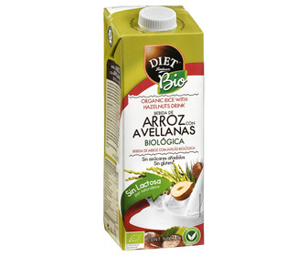 Bebida de arroz con avellanas ecológicas DIET-RADISSON 1 l. Bebida de arroz con avellanas ecológicas DIET-RADISSON 1 l.