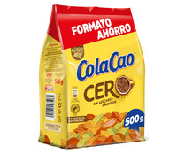 Cacao soluble sin azúcares añadidos COLA CAO 500 g.