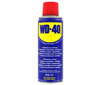 Spray de aceite multiusos con canula aplicadora WD 40 200 mililitros. Spray de aceite multiusos con canula aplicadora WD 40 200 mililitros.