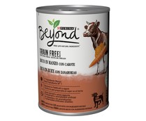 Comida para perros húmeda de buey BEYOND GRAIN FREE 400 g.