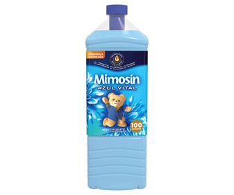 Suavizante concentrado azul vital MIMOSÍN 100 lavados 2 L. Suavizante concentrado azul vital MIMOSÍN 100 lavados 2 L.