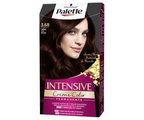 Tinte de pelo permanente tono 3.68 caoba PALETTE Intensive creme color.
