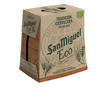 Cerveza ecológica SAN MIGUEL pack de 6 uds x 25 cl. Cerveza ecológica SAN MIGUEL pack de 6 uds x 25 cl.