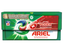 Detergente en cápsulas 3 en 1 ARIEL 30 lavados 851 g.