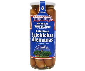 Salchicas frankfurt frasco de 360 gramos Salchicas frankfurt frasco de 360 gramos