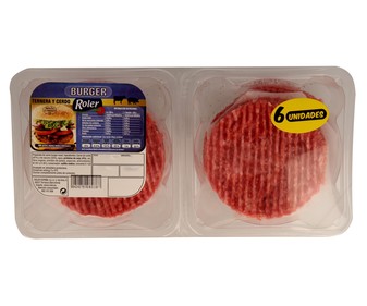 Burger meat mixta 6 unidades de 80 gramos Burger meat mixta 6 unidades de 80 gramos