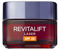 Crema de día anti-edad y renovadora con SPF 20 y Proxylane L'ORÉAL PARIS Revitalift laser 50 ml.