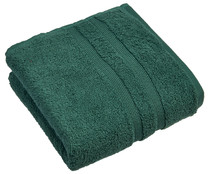 Toalla de baño, 100% algodón, densidad de 500g/m², color verde, ACTUEL.