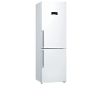 Frigorífico combi BOSCH KGN36X WEP NO FROST, clasificación energética: E, H:186cm, A:60cm, F:66cm, capacidad total: 324L.