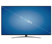 Televisión 139,7 cm (55") LED LG 55NANO816 4K, HDR, SMART TV, WIFI, BLUETOOTH, TDT T2, USB reproductor y grabador, 3HDMI. 2500HZ.