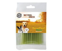 Snack dental para perro natural, sabor menta SANDIMAS SPIRALDENT 50 g.