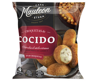 Croquetas de cocido, elaboradas al estilo artesano CASA MAULEON 400 g. Croquetas de cocido, elaboradas al estilo artesano CASA MAULEON 400 g.