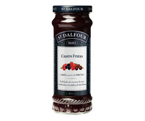 Mermelada de cuatro frutas (Frambuesas, Cerezas Negras, Fresas y Moras) ST.DALFOUR 284 g.