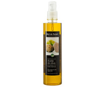 Aceite de oliva virgen extra en spray aromatizado con trufa blanca MOLÍ DE POMERÍ botella  250 ml.