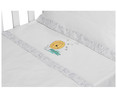 Tríptico para cuna en color gris, INTERBABY Indara.