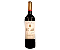 Vino tinto reserva con denominación de origen Rioja LUIS CAÑAS botella de 75 cl.