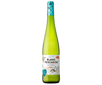 Vino blanco de aguja con denominación de origen Costers del Segre BLANC PESCADOR benjamín de 37.5 cl.