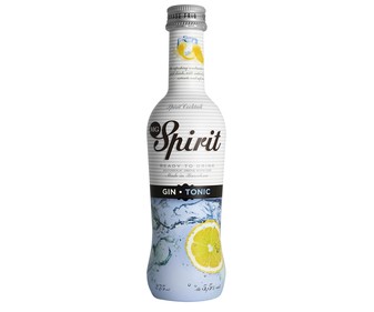 Cocktail de gin tonic botella de 27,5 centilitros Cocktail de gin tonic botella de 27,5 centilitros