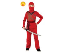 Disfraz Skull Ninja Rojo infantil 8-10 años RUBIES.