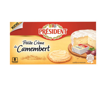 Petite Créme de Camembert PRÉSIDENT uds. 133 g. Petite Créme de Camembert PRÉSIDENT uds. 133 g.