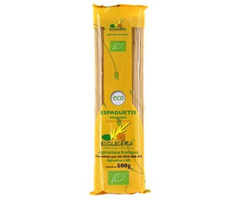 Pasta Espagueti integral ecológico 500 g