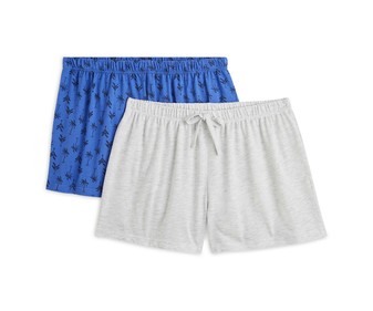 Lote de 2 pantalones cortos de pijama para mujer IN EXTENSO, talla S. Lote de 2 pantalones cortos de pijama para mujer IN EXTENSO, talla S.