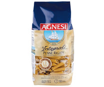 Pasta integral Penne rigate AGNESI paquete de 500 gr.
