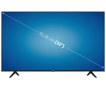 Televisión 80,01 cm (31,5") LED HISENSE 32A4BG HD READY,SMART TV, WIFI, TDT HD, USB reproductor, 2HDMI, 60HZ.