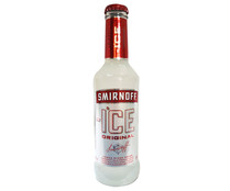 Combinado de vodka, limón y endulzantes SMIRNOFF Ice botella de 27.5 cl.
