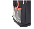 Mochila juvenil con triple compartimento, color negro y azul  Hastag PRODUCTO ALCAMPO, 30x43,5x8cm.