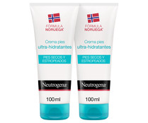 Crema de pies ultra hidratante especial pies secos y estropeados NEUTRÓGENA 100 ml.