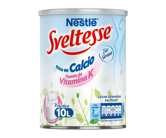 Leche desnatada en polvo con bifudus y calcio SVELTESSE de Nestlé 1 kg<br /> Leche desnatada en polvo con bifudus y calcio SVELTESSE de Nestlé 1 kg<br />