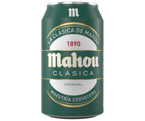 Cerveza clásica MAHOU CLÁSICA lata 33 centilitros