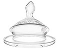 Biberón clásico de 270 ml con tetina anatómica de silicona de flujo medio, de 0 a 6 meses SUAVINEX. 
